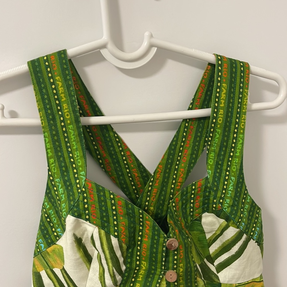 FARM RIO Fresh Forest Scarf Mini Dress - Picture 6 of 10